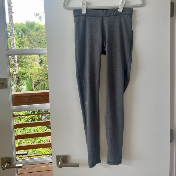 Under Amour Heather Gray Leggings, Size Small - Picture 1 of 5